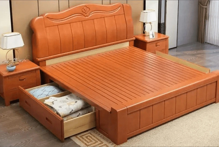 TOP 8 MẪU GIƯỜNG GỖ XOAN ĐÀO TẠI QUẬN HẢI CHÂU ĐÀ NẴNG 9 giường ngủ gỗ xoan đào hiện đại