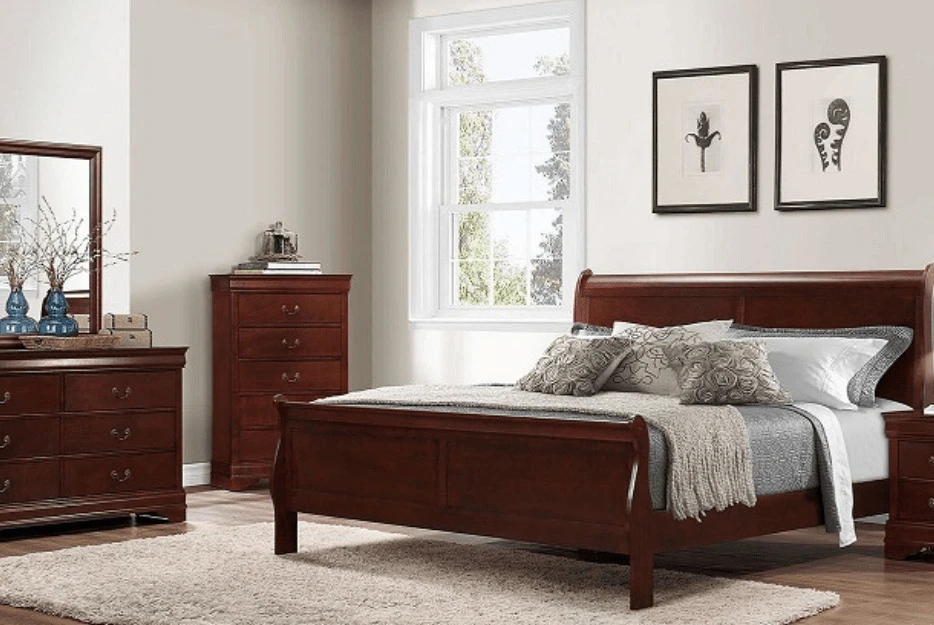 TOP 8 MẪU GIƯỜNG GỖ XOAN ĐÀO TẠI QUẬN HẢI CHÂU ĐÀ NẴNG 3 giường ngủ gỗ xoan đào phong cách cổ điển