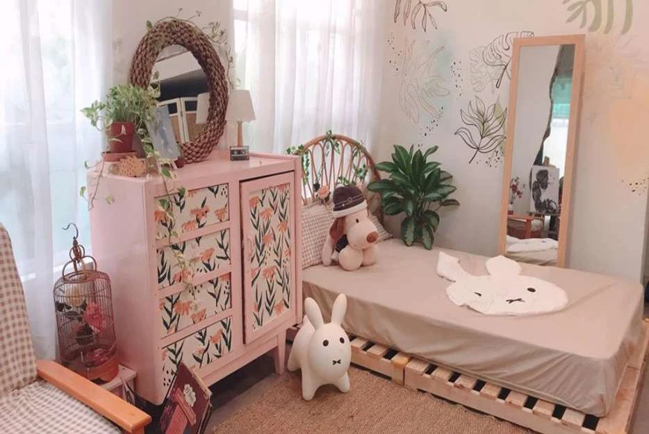 Mẫu giường pallet gỗ tại quận Sơn Trà, Đà Nẵng 3 Giường pallet gỗ tại quận Sơn Trà, Đà Nẵng