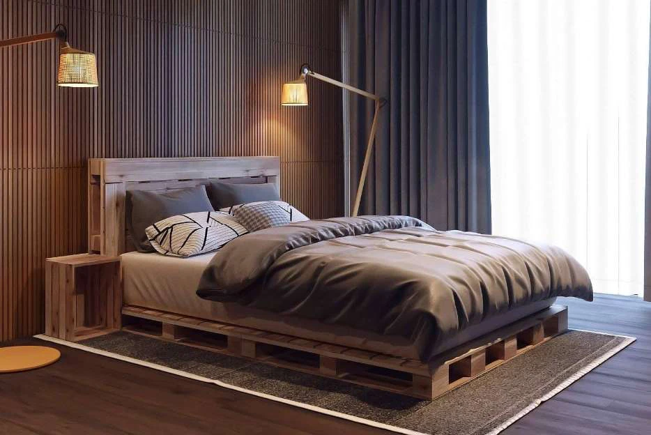Mẫu giường pallet gỗ tại quận Sơn Trà, Đà Nẵng 8 giường pallet gỗ tại quận Sơn Trà, Đà Nẵng