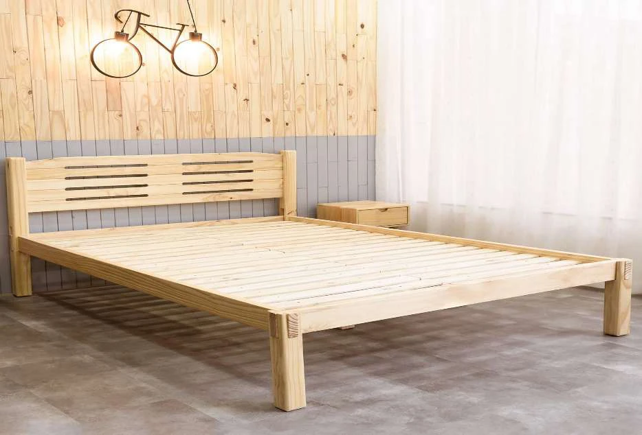 Mẫu giường pallet gỗ tại quận Sơn Trà, Đà Nẵng 1 Giường pallet gỗ tại quận Sơn Trà, Đà Nẵng