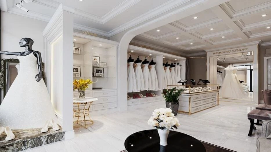 Thiết kế thi công studio áo cưới Đà Nẵng