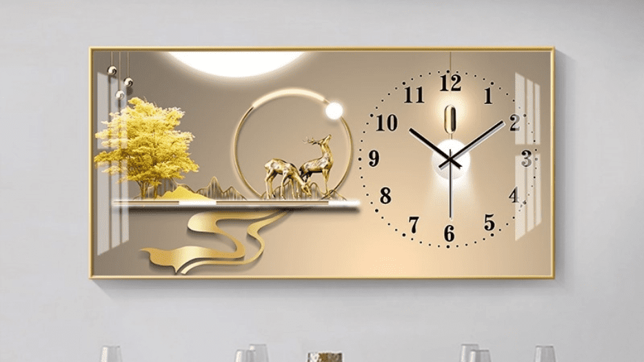 100 mẫu tranh đồng hồ tráng gương khổ lớn Đà Nẵng 4 Tranh đồng hồ tráng gương khổ lớn tại Đà Nẵng