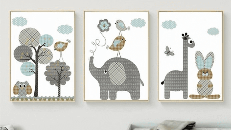 Tranh treo tường cho bé phát triển trí thông minh tại Đà Nẵng thiên nhiên