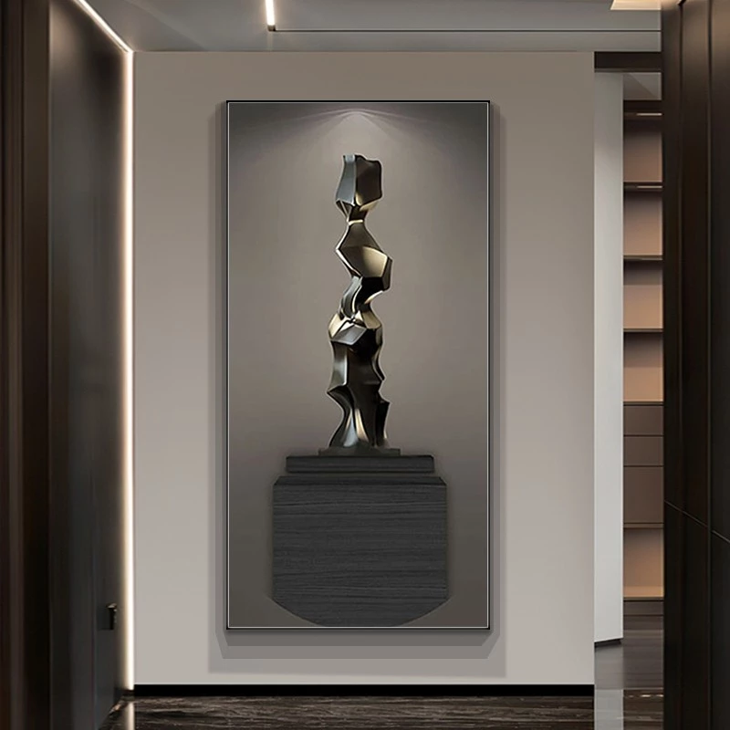 Tranh Treo Tường Tráng Gương Cao Cấp Trừu Tượng Màu Sắc Trang Trí Nhà, Quán Cà Phê Hiện Đại OHA Decor 3 tranh trừu tượng
