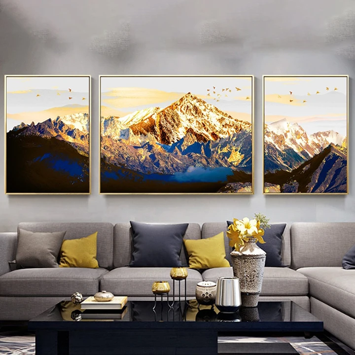 Tranh tráng gương ốp tường Điện Biên