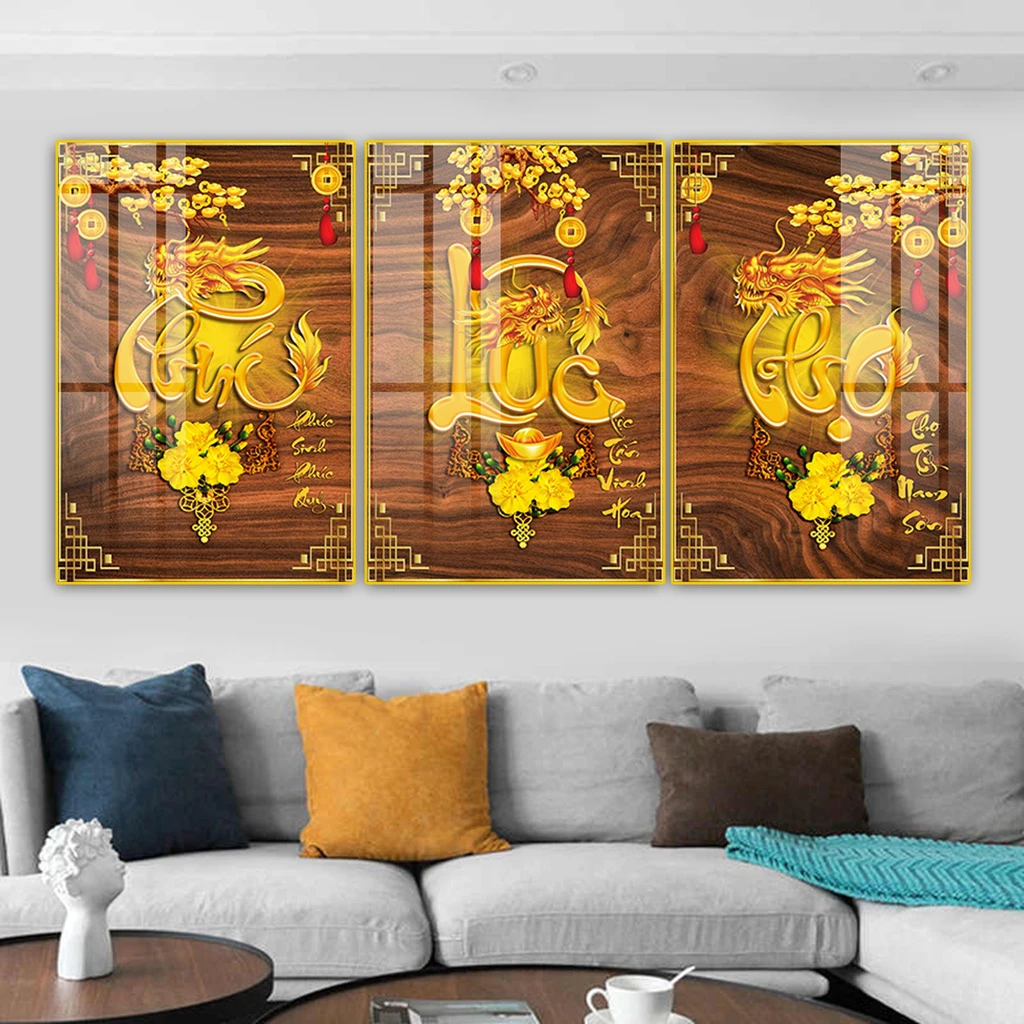 Tranh tráng gương ốp tường Điện Biên 2 Tranh tráng gương ốp tường Điện Biên