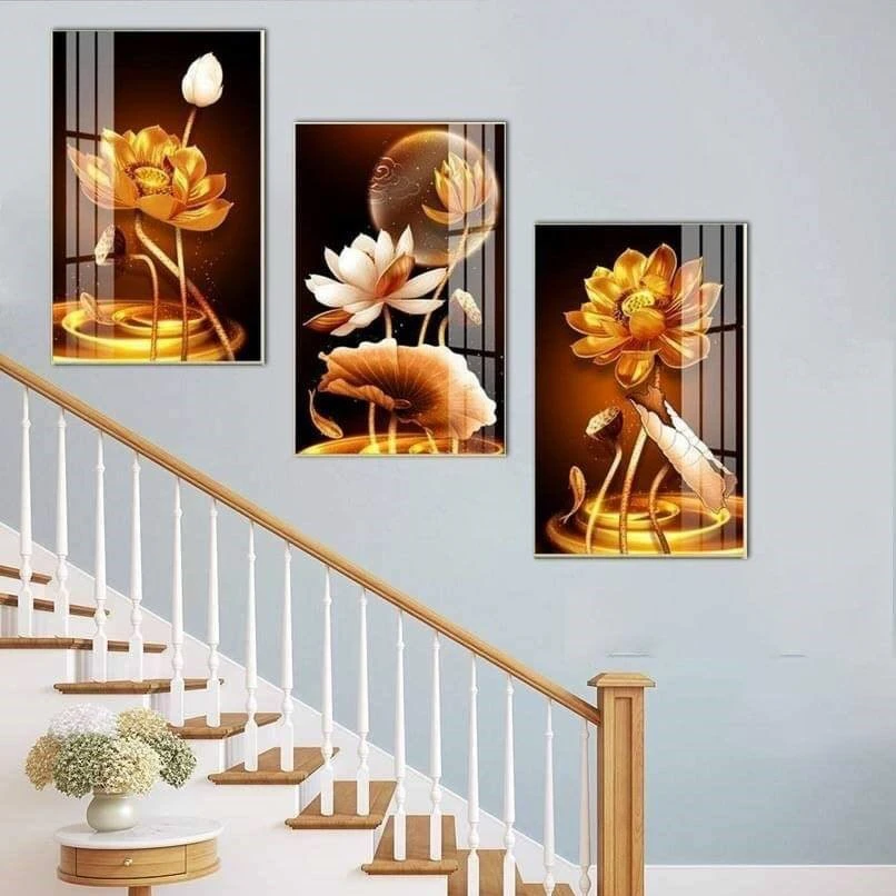 Tranh tráng gương treo cầu thang TP.HCM 2 Tranh tráng gương treo cầu thang TP.HCM