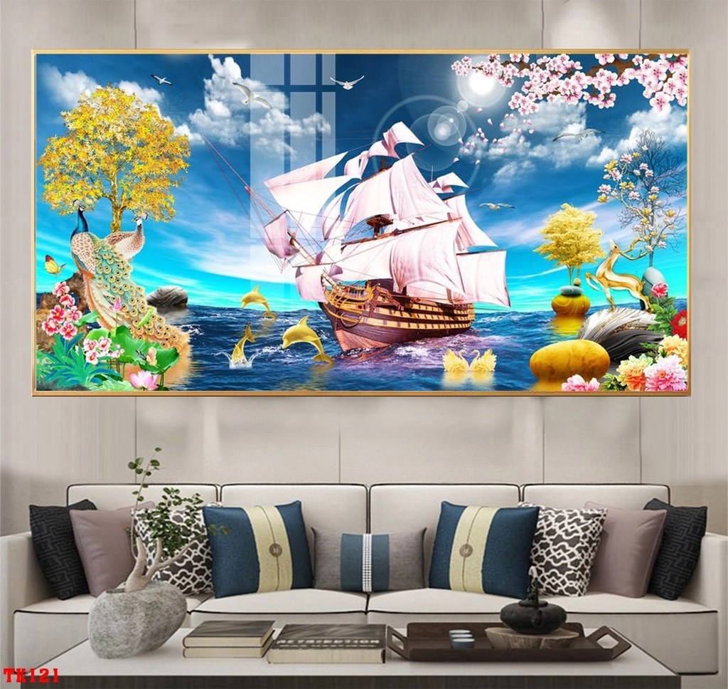 Tranh Thuận Buồm Xuôi Gió Tráng Gương Quảng Nam Hợp Với Tuổi Nào? 3 Tranh Thuận Buồm Xuôi Gió Tráng Gương Quảng Nam