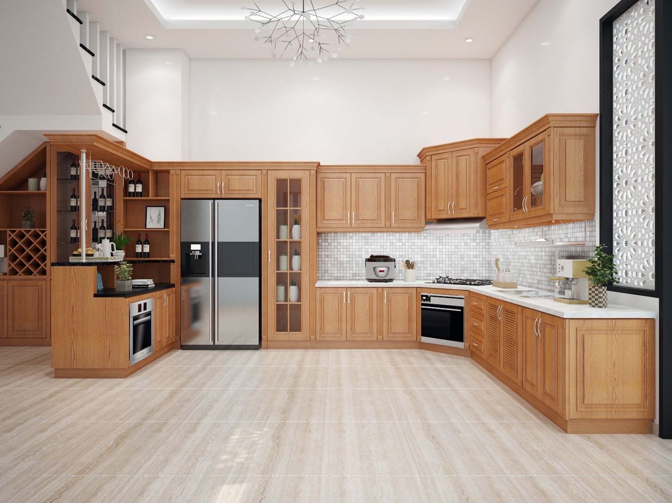 Thi công tủ bếp giá rẻ Đà Nẵng 8 Thi công tủ bếp giá rẻ Đà Nẵng