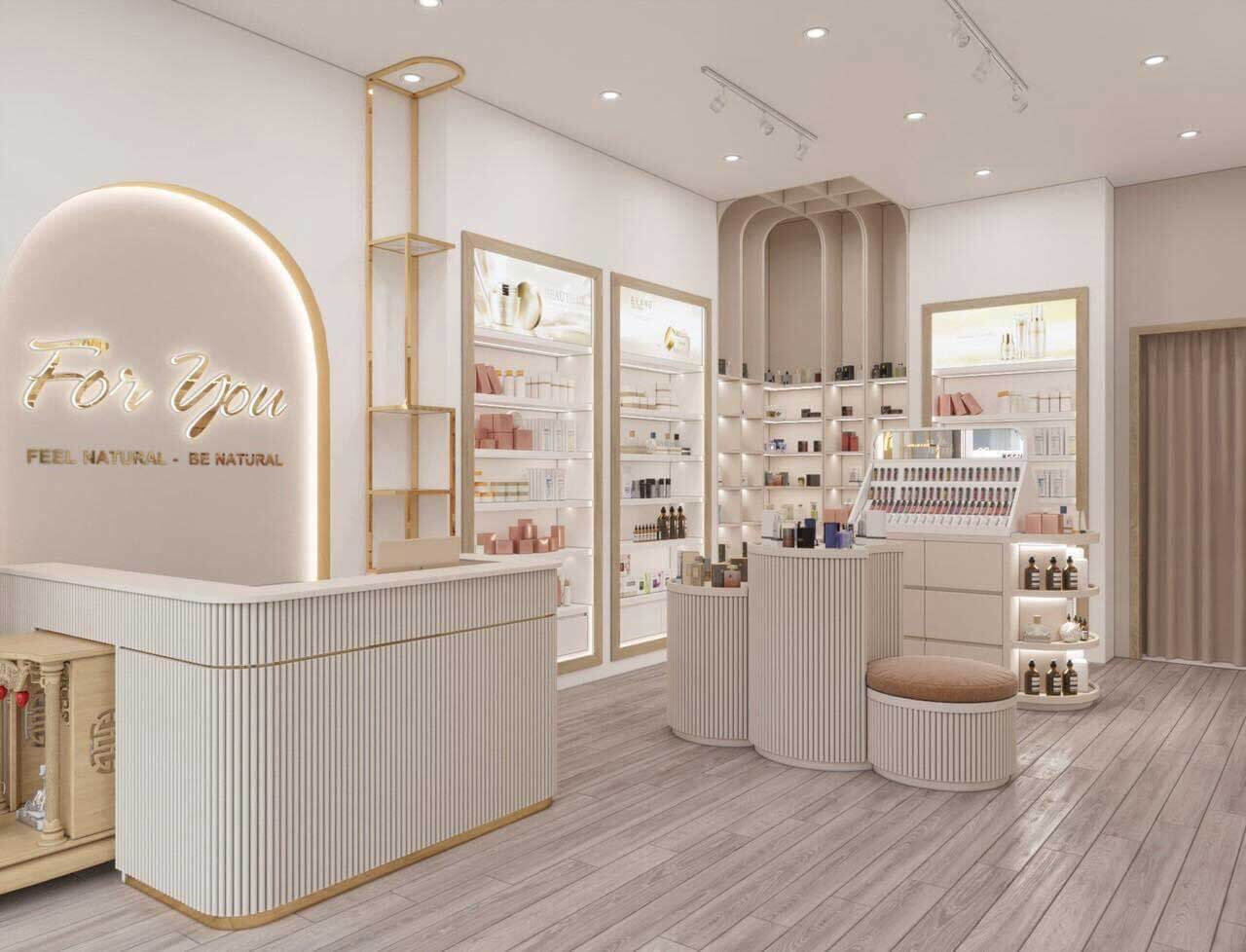 Thi công shop mỹ phẩm Hội An