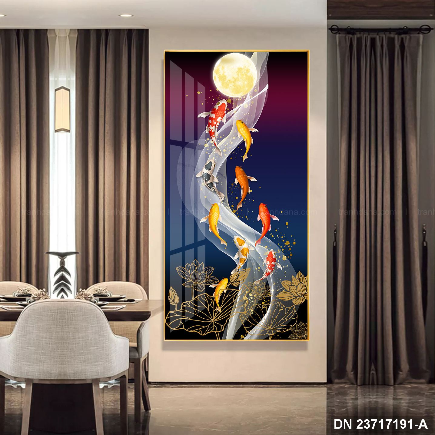 Sự phổ biến và ứng dụng của tranh tráng gương treo tường Huế hiện nay