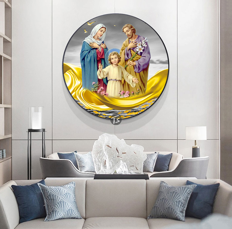 Tranh Laminate Tráng Gương Công Giáo Bình Định