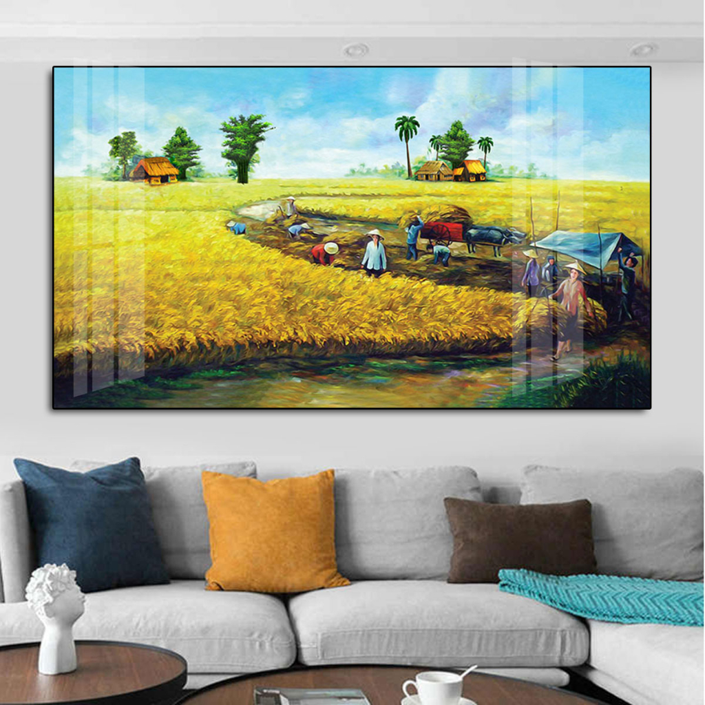 Tranh Tráng Gương Đồng Quê Bạc Liêu: Để Sự Yên Bình Tràn Vào Không Gian Sống 4 Tranh Tráng Gương Đồng Quê Bạc Liêu Được Làm Bằng Chất Liệu Gì?