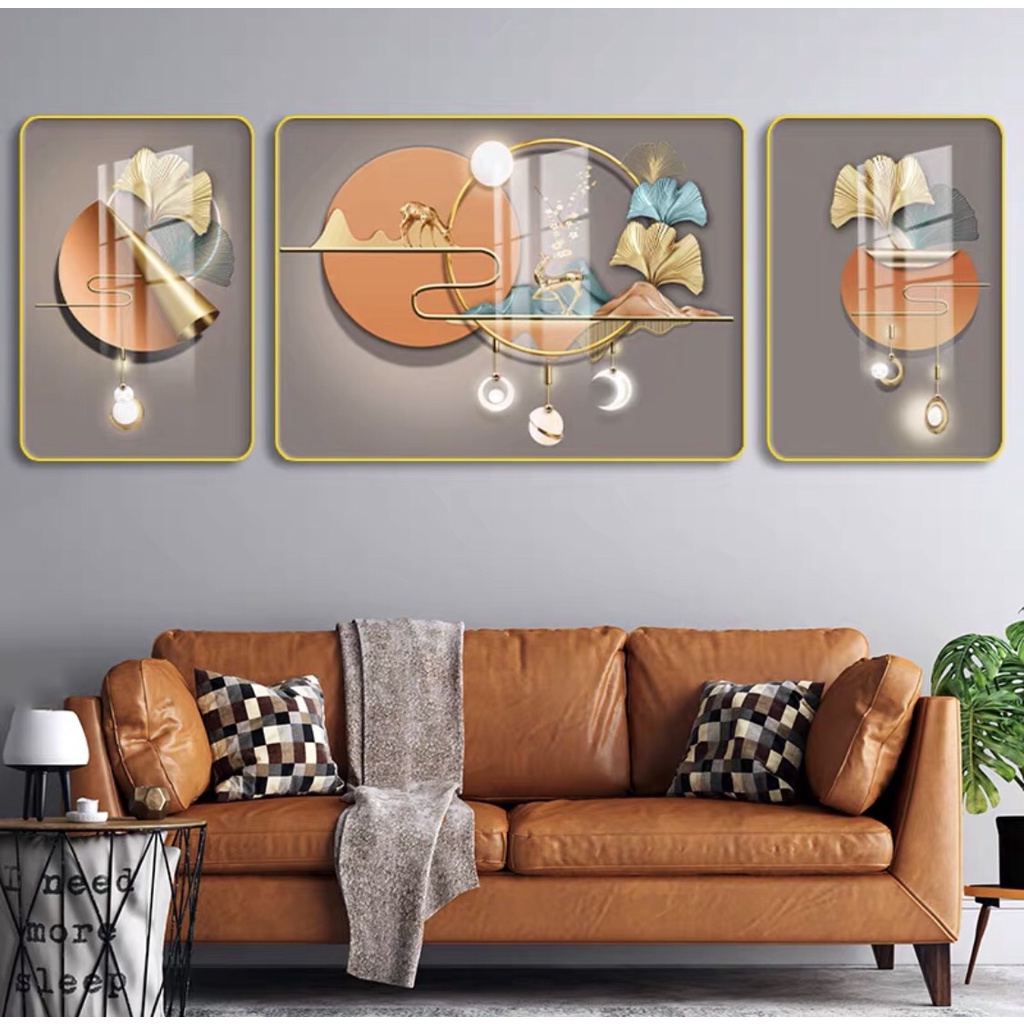 Tranh Led An Giang Hươu Tài Lộc Treo Tường 5 Tranh led An Giang hươu tài lộc treo tường