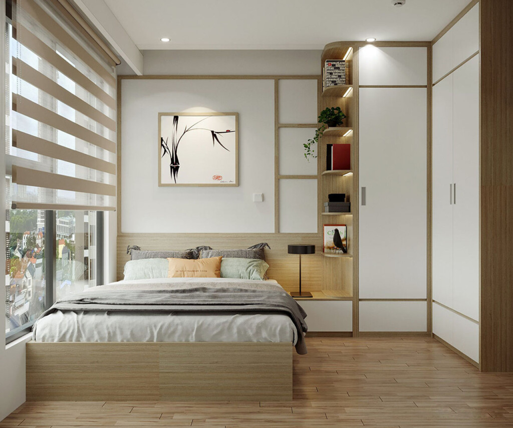 Giường Gỗ Tự Nhiên Thiết Kế Kết Cấu Chắc Chắn Tại Huế – Bền Vững, An Toàn Và Sang Trọng 4 Thi công nội thất phòng ngủ Huế