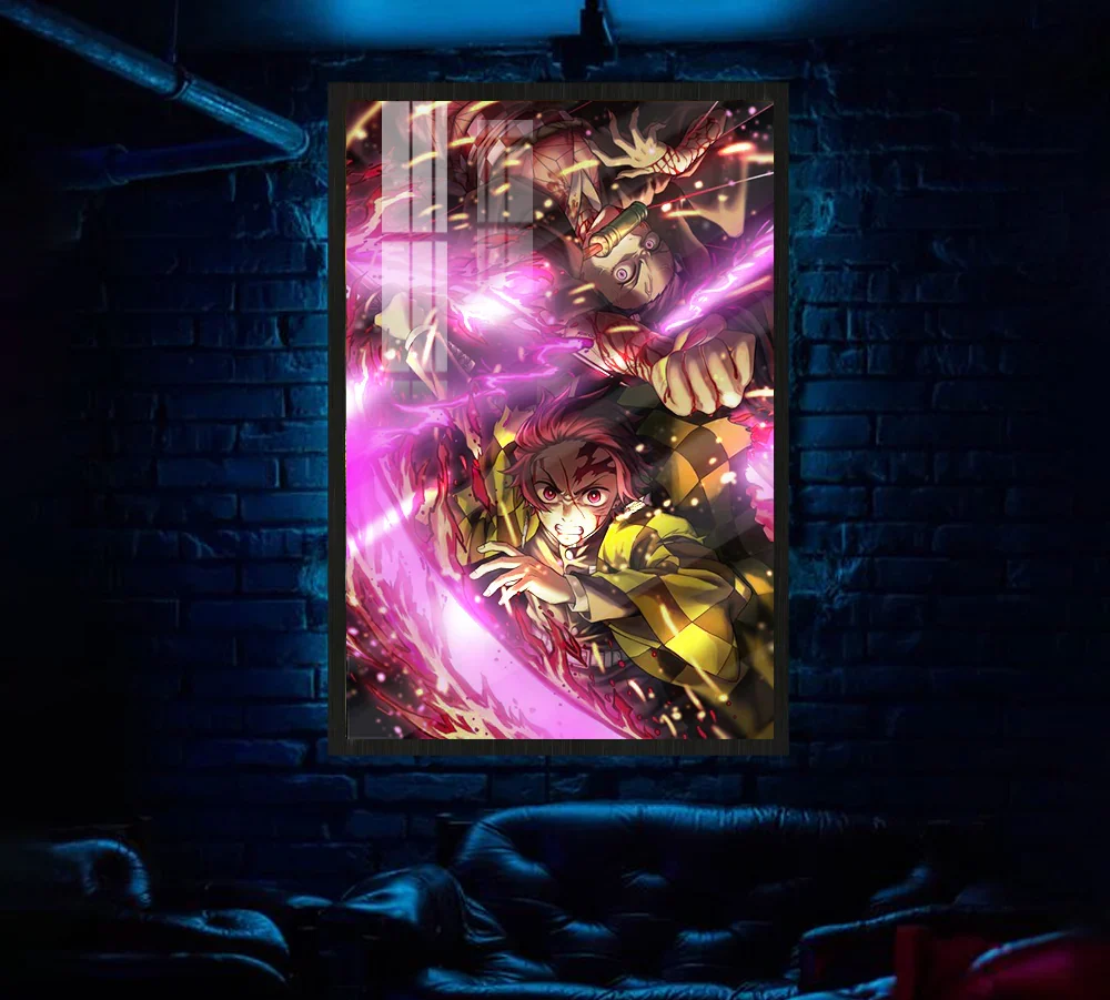 Top 5 Mẫu Tranh Led Điểm Tráng Gương Anime TP. HCM 3 Tranh Led Điểm Tráng Gương Anime TP. HCM Kimetsu No Yaiba