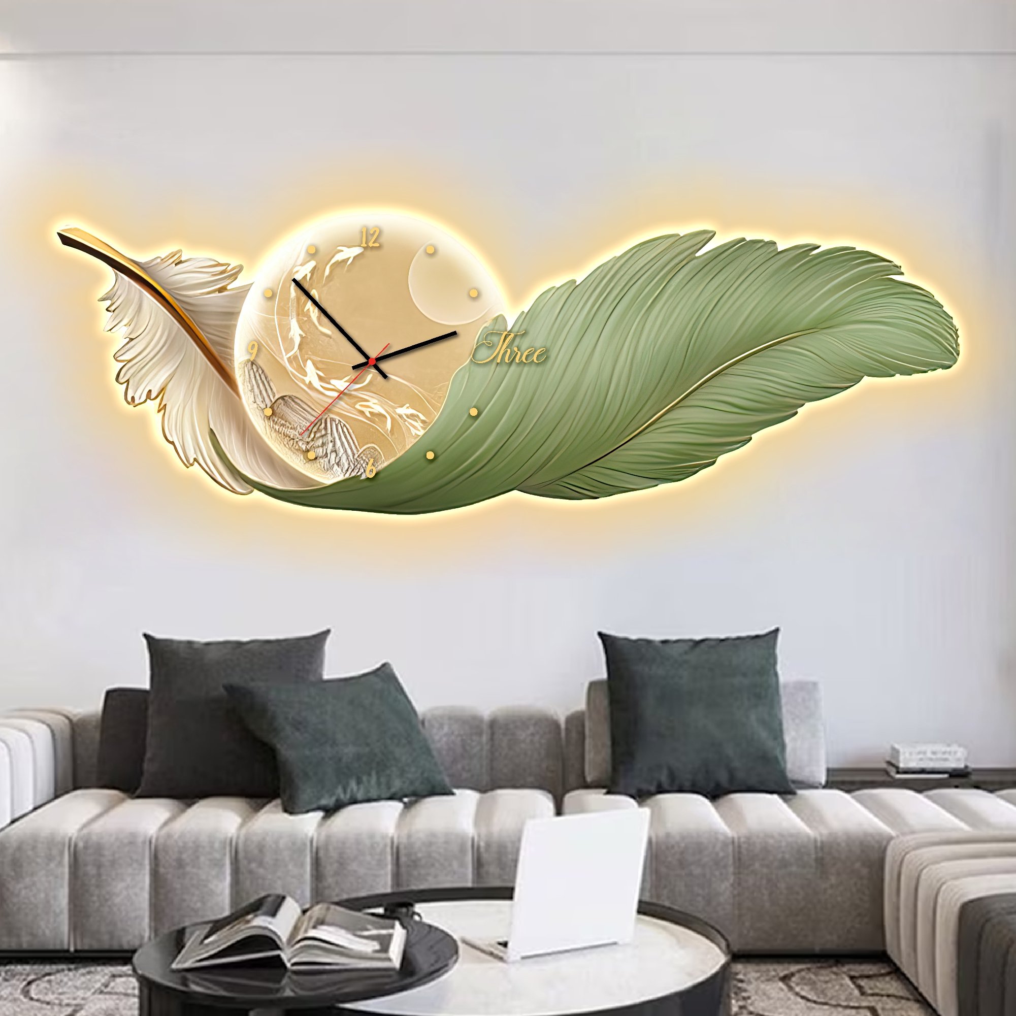 Tranh Led Tráng Gương Đà Nẵng Lông Vũ hot nhất 2024 7 Tranh LED tráng gương Đà Nẵng lông vũ