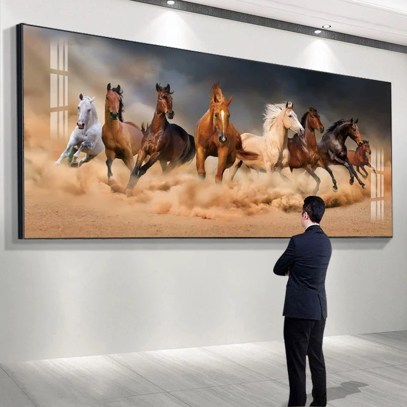 Tranh An Giang Mã Đáo Thành Công tặng bố