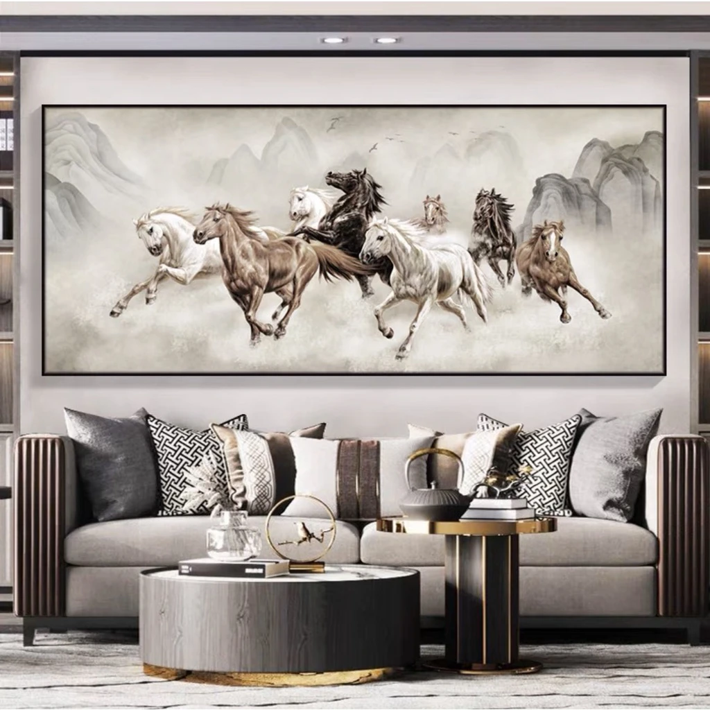 Tranh An Giang Mã Đáo Thành Công tặng bố