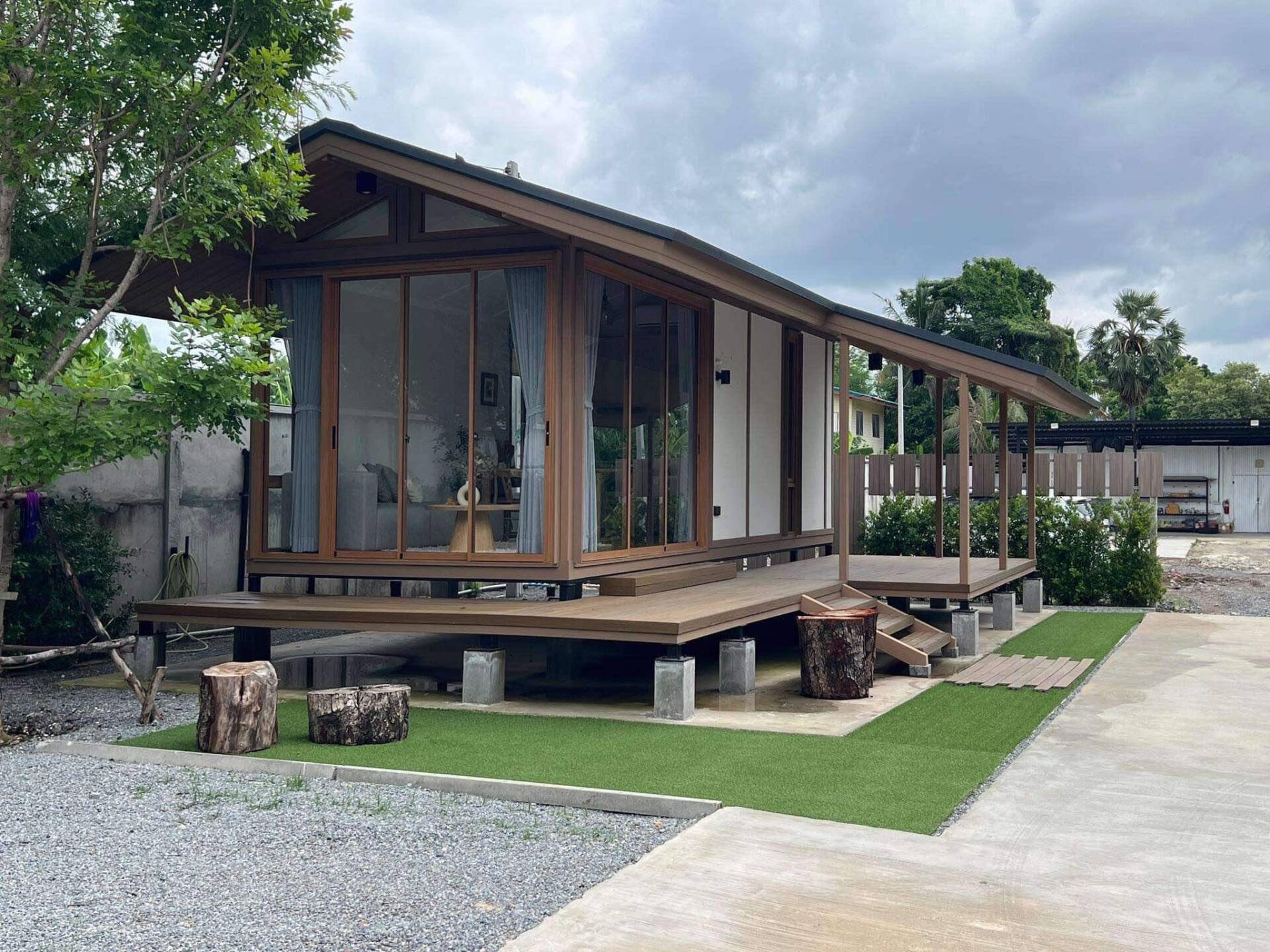 Thi công thiết kế nhà tiền chế 30m2 Huế 2 nhà tiền chế 30m2 Huế