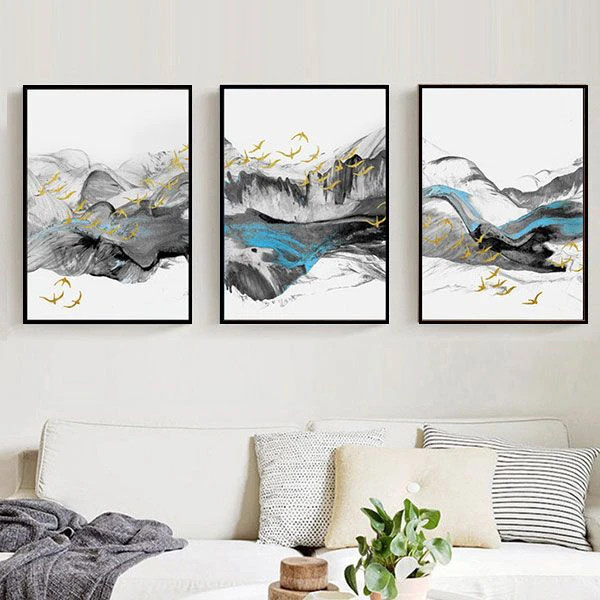 Tranh ghép bộ 3 nghệ thuật Nha Trang sơn thuỷ hữu tình