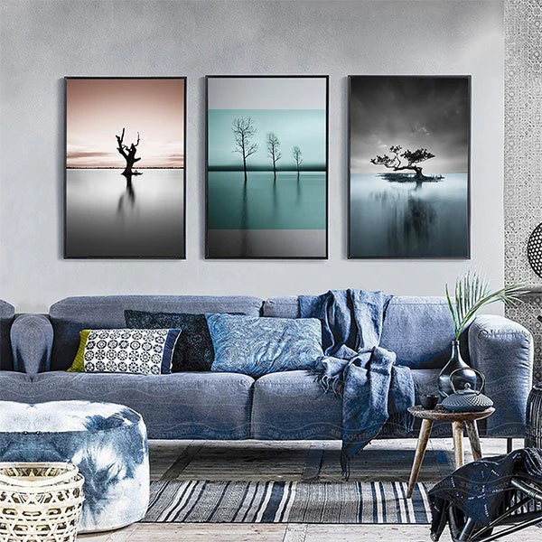 Tranh ghép bộ 3 nghệ thuật Nha Trang phong cảnh