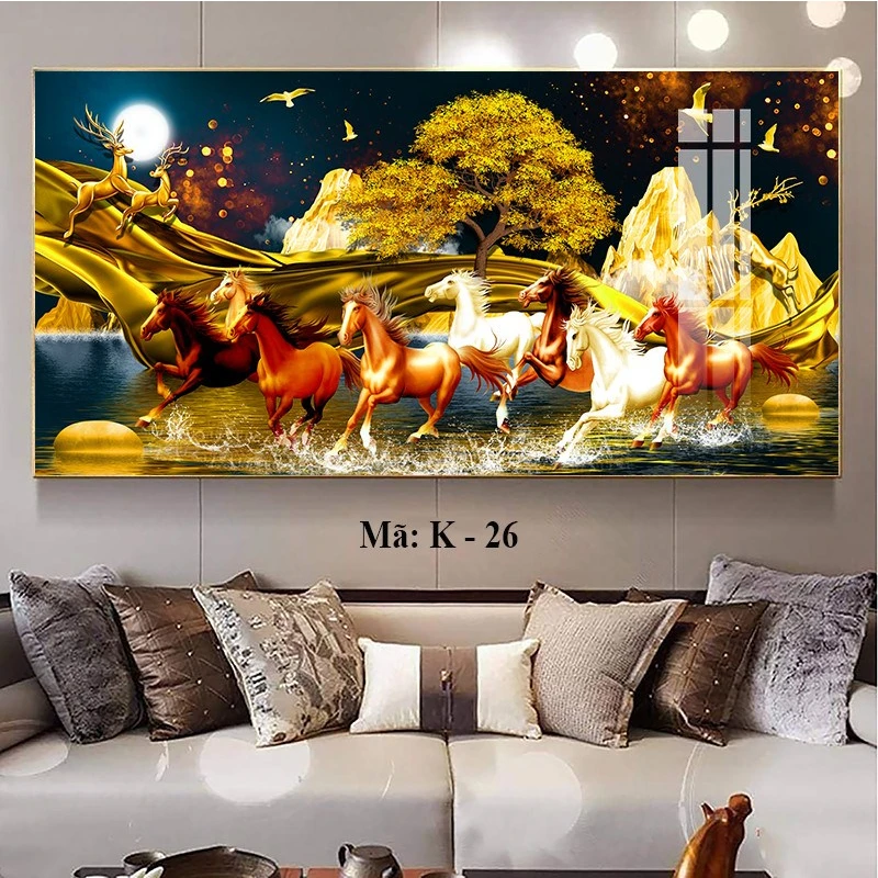 Tranh Đà Nẵng Tết năm 2025 Ất Tỵ bát mã truy phong gia chủ cần biết 1 Tranh Đà Nẵng Tết năm 2025 Ất Tỵ bát mã truy phong