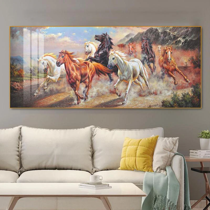 Tranh Đà Nẵng Tết năm 2025 Ất Tỵ bát mã truy phong gia chủ cần biết 3 Tranh Đà Nẵng Tết năm 2025 Ất Tỵ bát mã truy phong