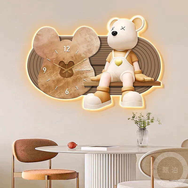 Tranh Đồng Hồ 3D LED Dễ Thương Bắc Ninh - Lựa Chọn Hoàn Hảo Cho Không Gian Sống! 4 Tranh đồng hồ 3D LED dễ thương Bắc Ninh