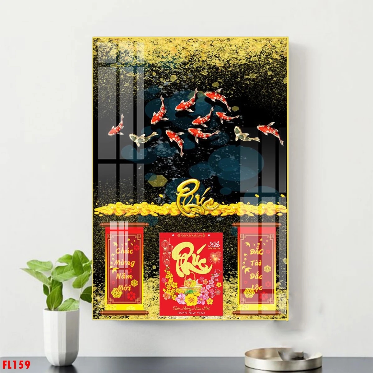 Tranh TP. Hồ Chí Minh phong thủy treo phòng khách: Bí Quyết Hút Tài Lộc & May Mắn 6 Tranh TP. Hồ Chí Minh phong thủy treo phòng
