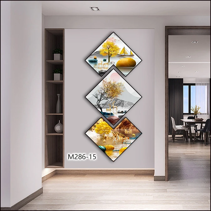 Tranh Hội An Tết 5D Chéo Khuyết Tặng Doanh Nghiệp - Quà Tặng Ý Nghĩa Và Đẳng Cấp 12 Tranh Hội An tết 5D chéo khuyết tặng doanh nghiệp hươu nai vàng