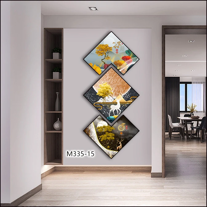 Tranh Hội An Tết 5D Chéo Khuyết Tặng Doanh Nghiệp - Quà Tặng Ý Nghĩa Và Đẳng Cấp 7 Tranh Hội An tết 5D chéo khuyết tặng doanh nghiệp khổ dọc