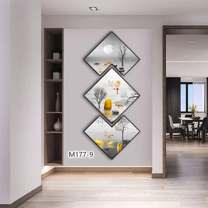 Tranh Hội An Tết 5D Chéo Khuyết Tặng Doanh Nghiệp - Quà Tặng Ý Nghĩa Và Đẳng Cấp 13 Tranh Hội An tết 5D chéo khuyết tặng doanh nghiệp treo phòng khách