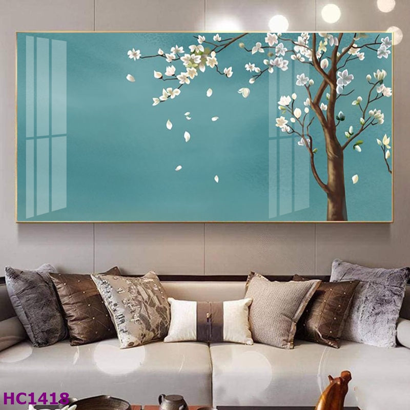 Tranh Kiên Giang Tết Hoa Đào Chim Én Cho Phòng Khách - Tạo Nên Không Gian Tết Rực Rỡ 8 Tranh Kiên Giang Tết hoa đào chim én cho phòng khách