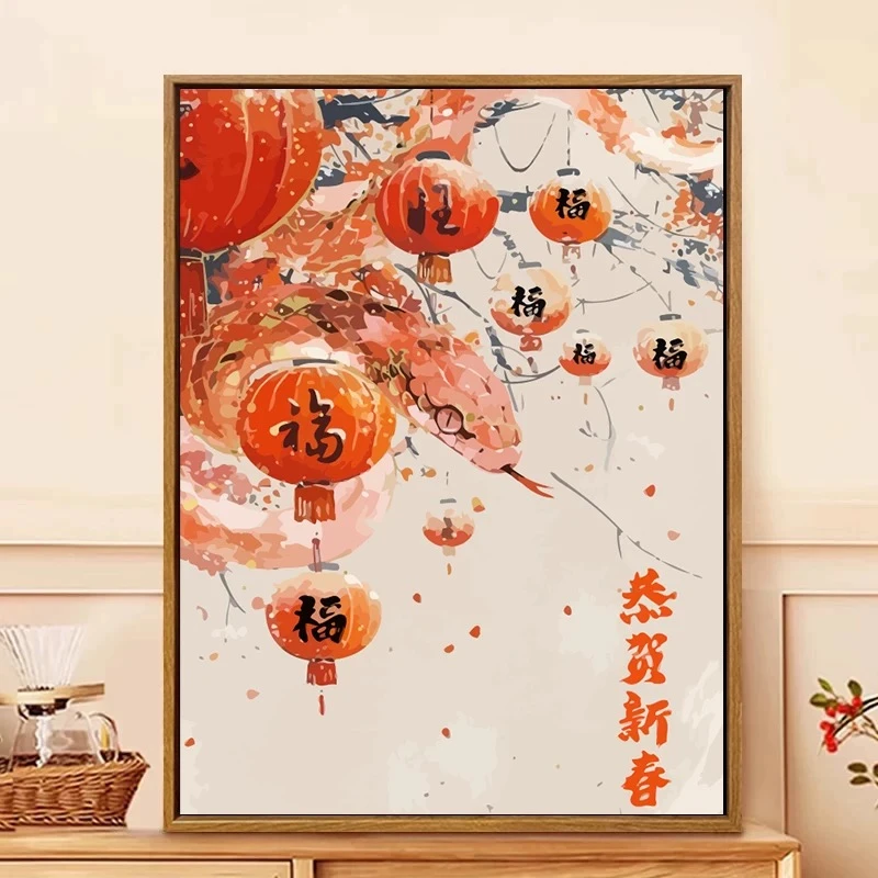 Tranh canvas Đà Nẵng Ất Tỵ phong thủy treo tết