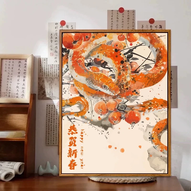 Tranh canvas Đà Nẵng Ất Tỵ phong thủy treo tết