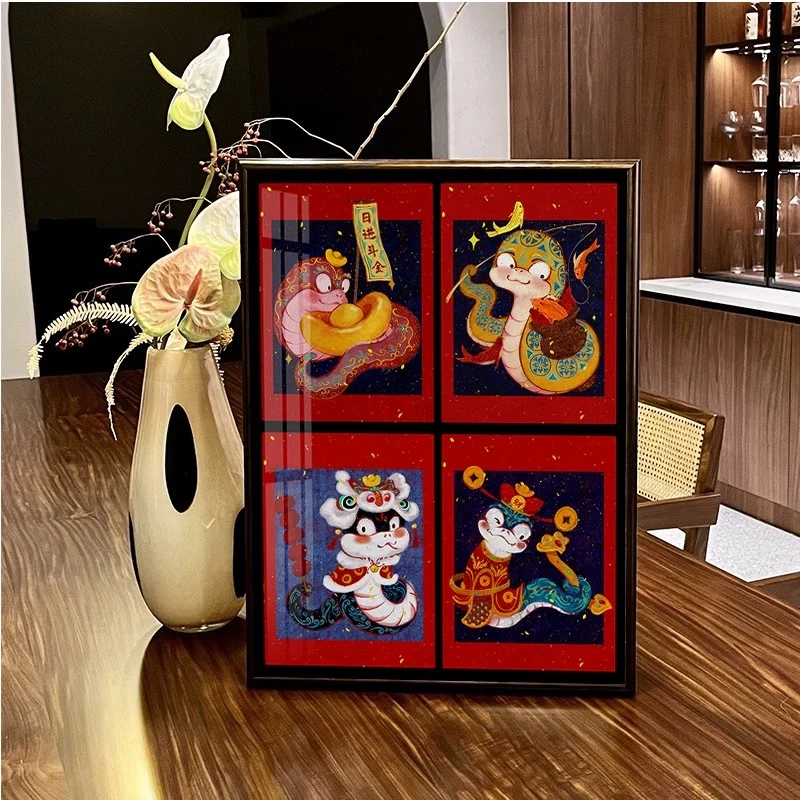 Tranh canvas Đà Nẵng Ất Tỵ phong thủy treo tết