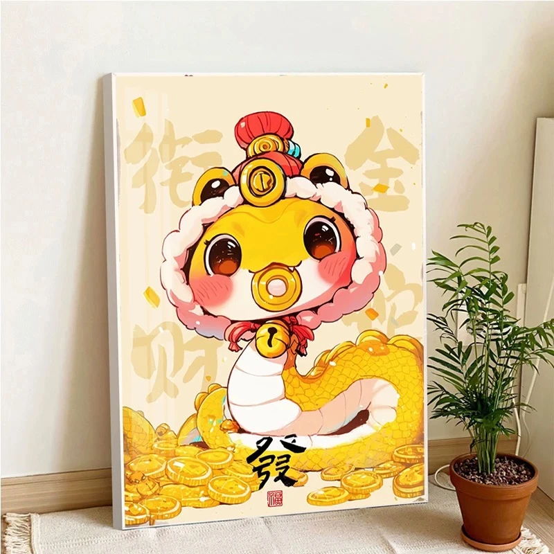 Tranh canvas Đà Nẵng Ất Tỵ phong thủy treo tết