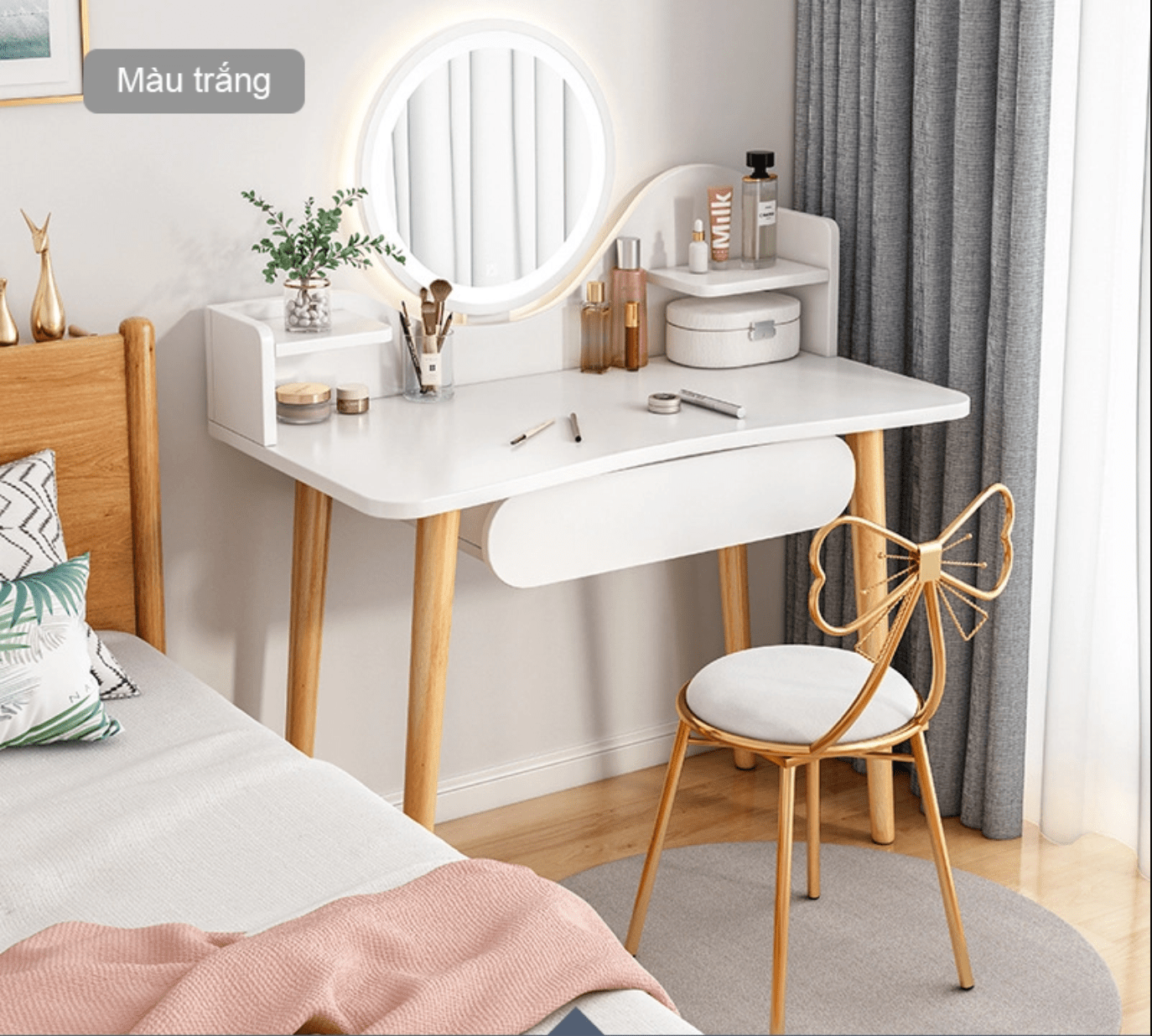 Gương bàn phấn có đèn Sài Gòn: Sự Lựa Chọn Hoàn Hảo Cho Phòng Ngủ Của Bạn 10 Gương bàn phấn có đèn Sài Gòn