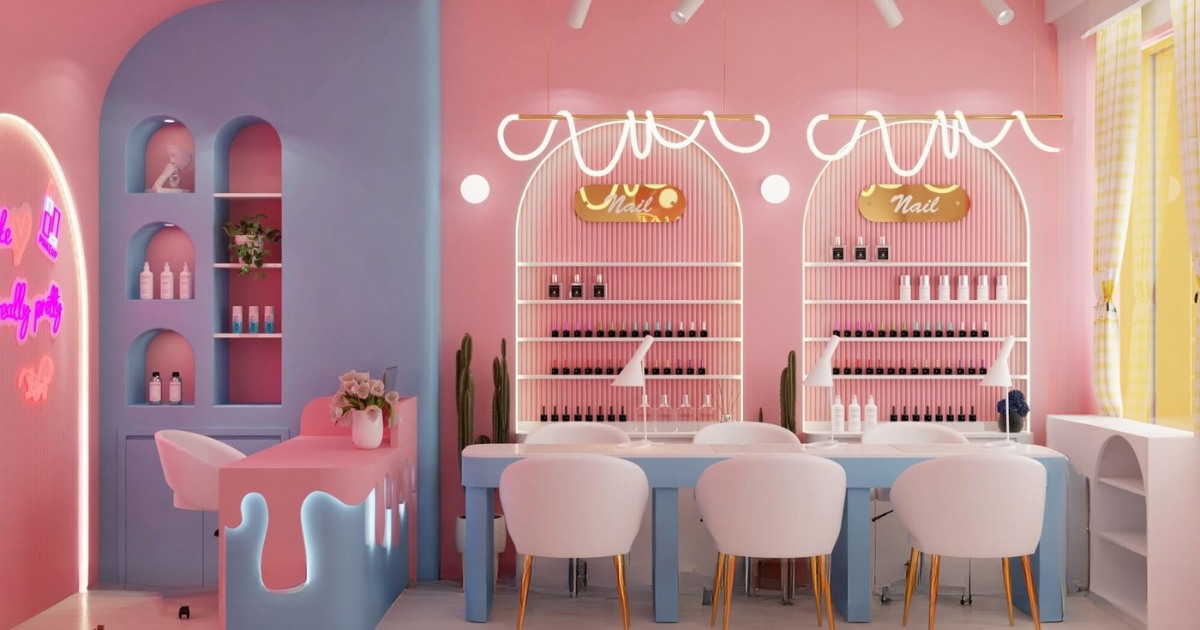 Thi công tiệm nail hiện đại Quảng Nam chuẩn đẹp cùng Oha Decor 3 Thi công tiệm nail hiện đại Quảng Nam