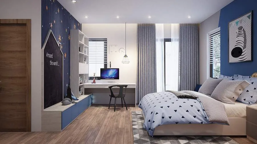 Trang trí nội thất phòng ngủ Sài Gòn: Tạo dựng không gian thư giãn đầy phong cách 8 Trang trí nội thất phòng ngủ Sài Gòn