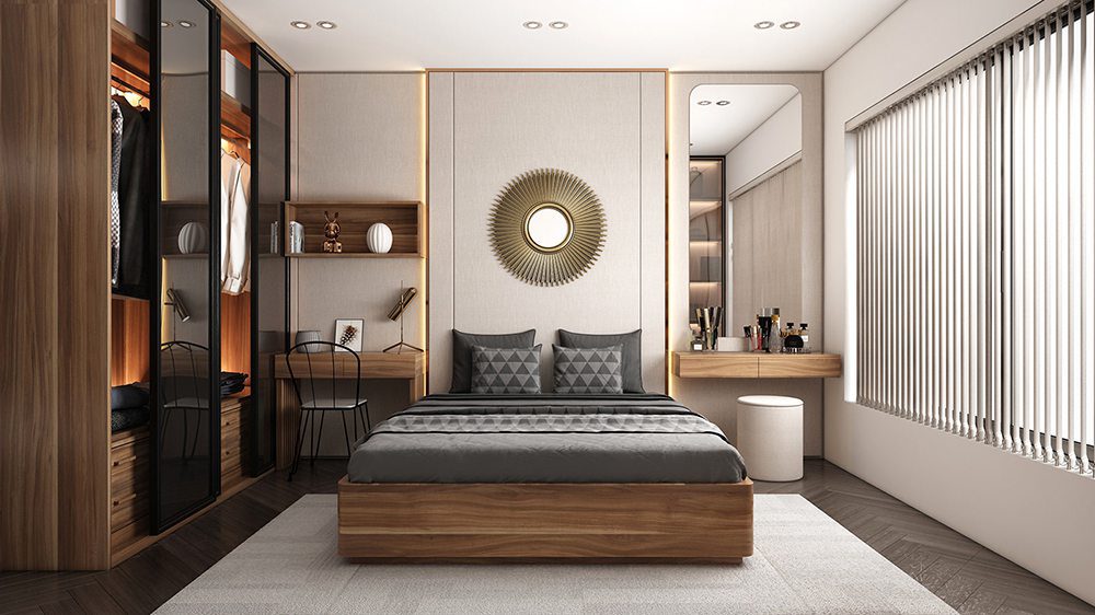 Trang trí nội thất phòng ngủ Sài Gòn: Tạo dựng không gian thư giãn đầy phong cách 4 Trang trí nội thất phòng ngủ Sài Gòn