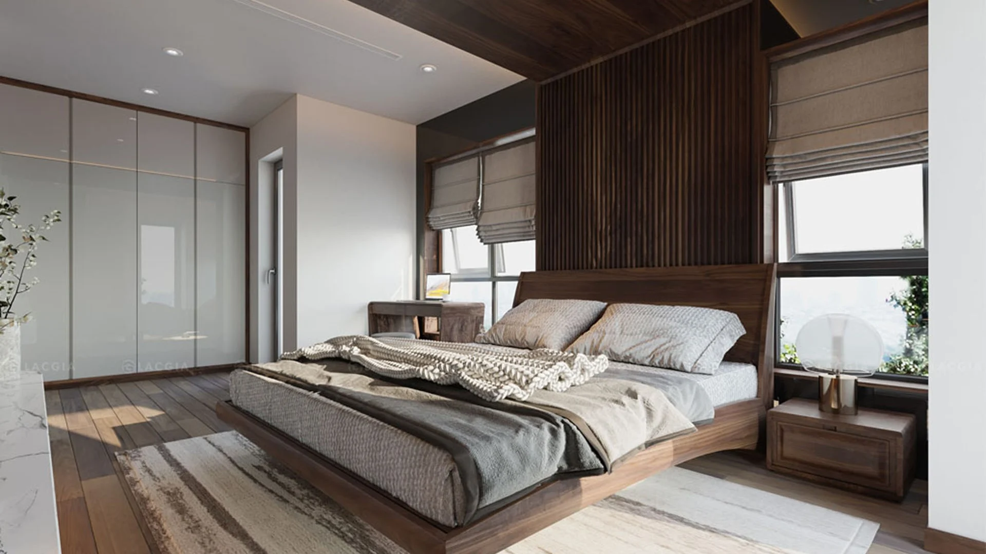 Trang trí nội thất phòng ngủ Sài Gòn: Tạo dựng không gian thư giãn đầy phong cách 6 Trang trí nội thất phòng ngủ Sài Gòn