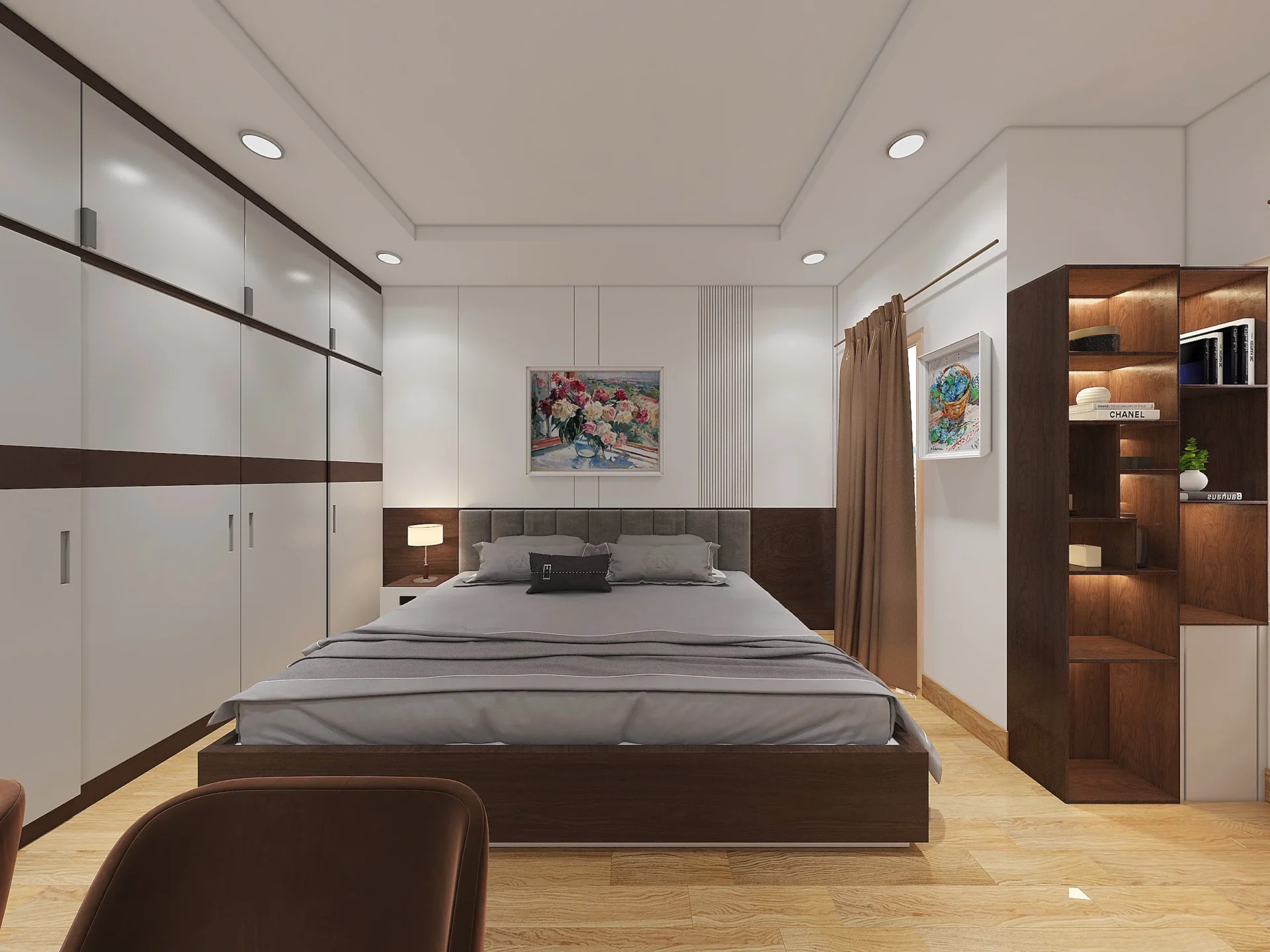 Trang trí nội thất phòng ngủ Sài Gòn: Tạo dựng không gian thư giãn đầy phong cách 1 Trang trí nội thất phòng ngủ Sài Gòn