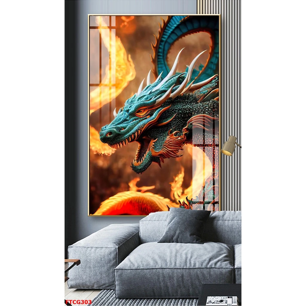 Tranh Nam Định Tết tráng gương 12 con giáp