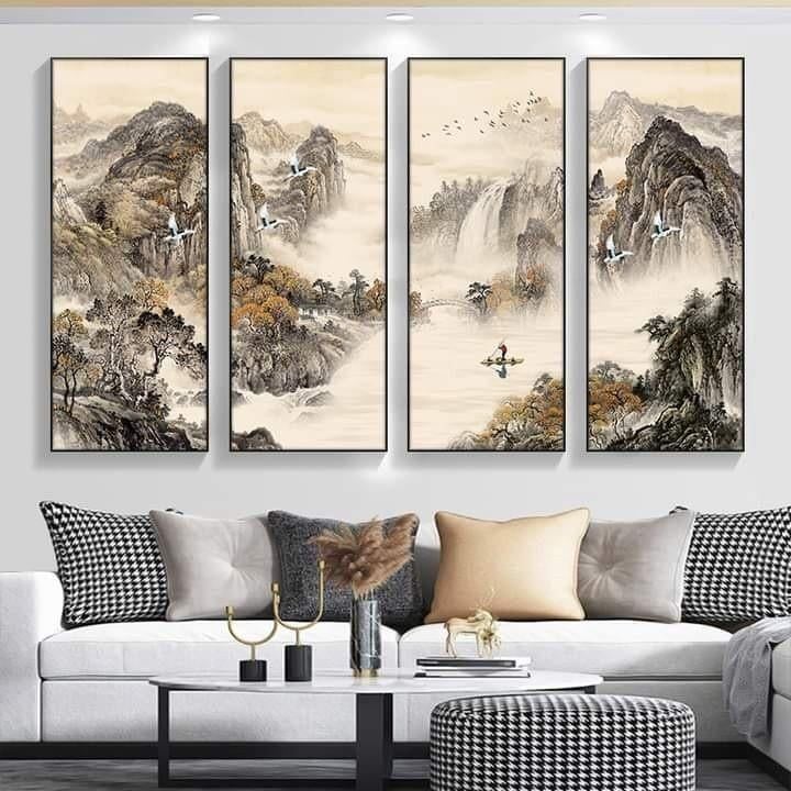 Tranh TP. Hồ Chí Minh phong thủy treo phòng khách: Bí Quyết Hút Tài Lộc & May Mắn 1 Tranh TP. Hồ Chí Minh phong thủy treo phòng