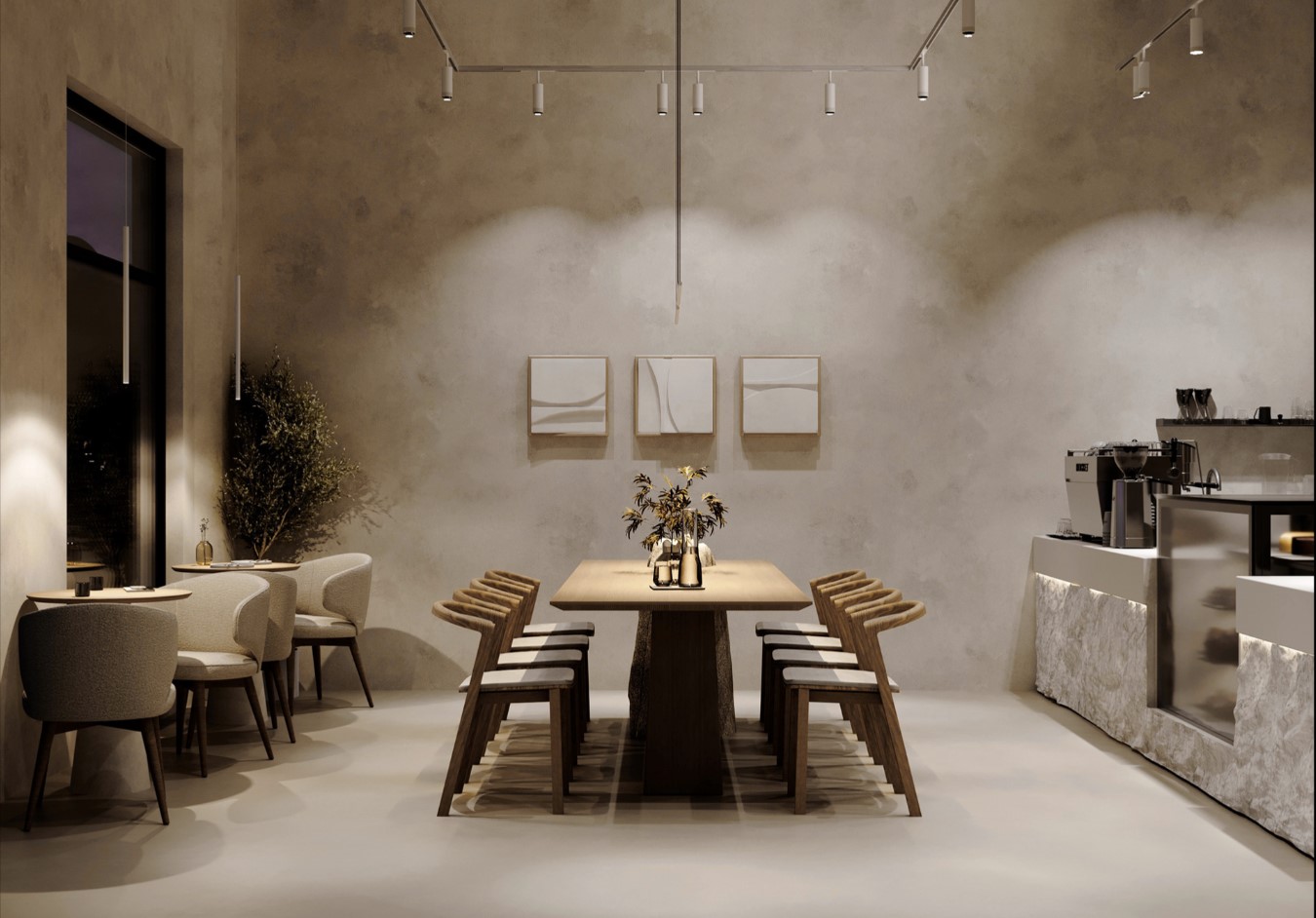 Thiết kế thi công quán cafe Quảng Nam đẹp, chuyên nghiệp 2 thiết kế thi công quán cà phê Quảng Nam