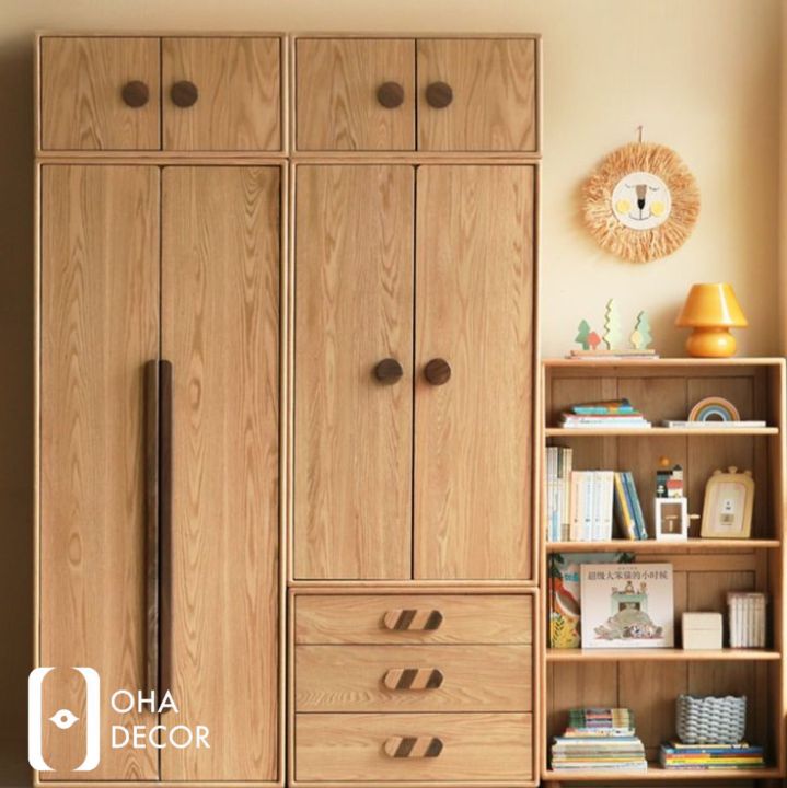Tủ quần áo gỗ sồi tự nhiên Đà Nẵng - Sự lựa chọn hoàn hảo từ Oha Decor 1 Tủ quần áo gỗ sồi tự nhiên Đà Nẵng