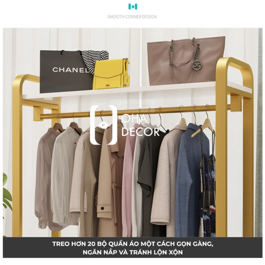 Kệ Treo Quần Áo Khung Thép Hiện Đại 1 Giới thiệu kệ treo quần áo